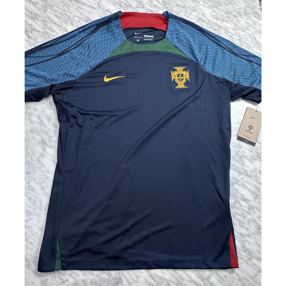 Nike Portugal 22/23 Soccer Strike Training Jersey DH6445-451 Men’s Large NEW